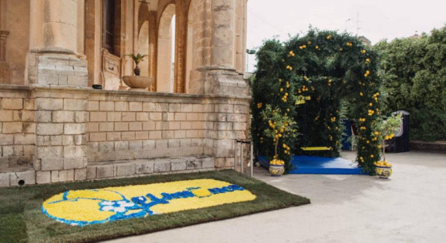 Limoncè protagonista all'Infiorata di Noto: aperitivo siciliano e installazioni pop