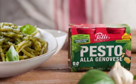 Arriva il Pesto alla Genovese Polli senza conservanti con basilico 100% italiano