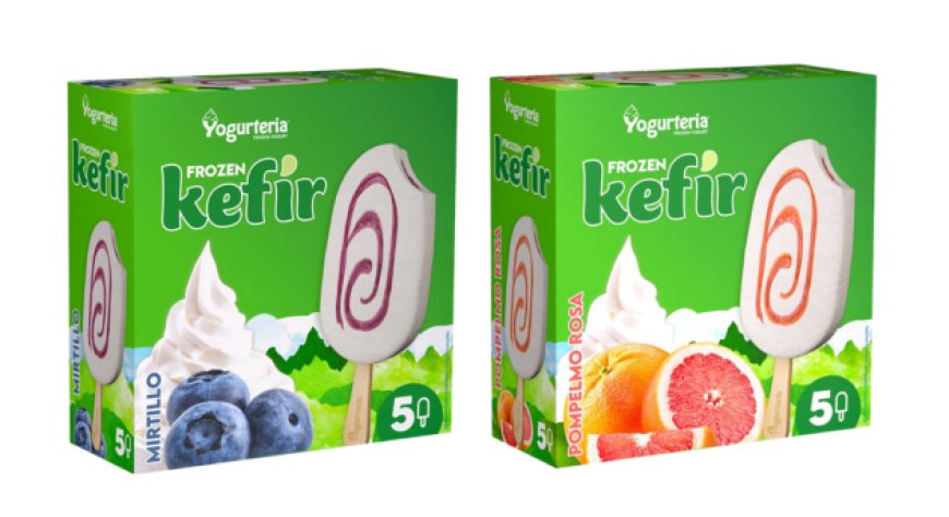 Yogurteria®  Frozen Yogurt punta sul kefir: stecchi probiotici in due gusti per l'estate