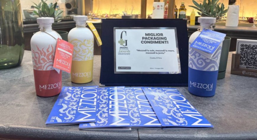 Costa d'Oro: la linea Mezzodì premiata con un riconoscimento internazionale