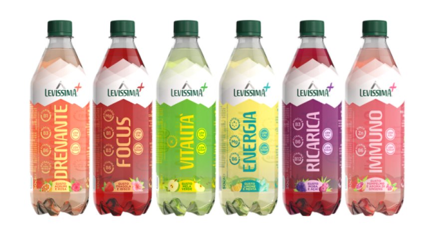 Levissima+ rinnova la gamma con nuove ricette e un packaging rinnovato