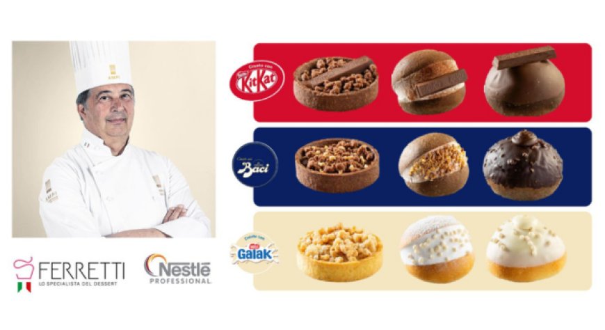Ferretti Dessert e Nestlé Professional insieme per una nuova gamma di dessert frozen premium