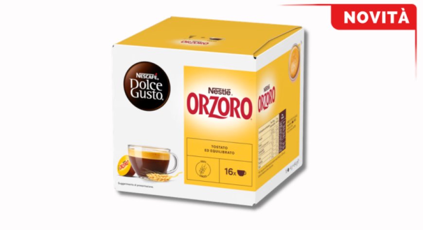 Nescafé Dolce Gusto amplia l’offerta con Orzoro in capsule