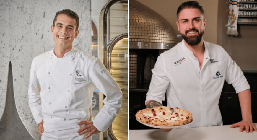 ROMEO Roma: Iacopo Iualè e Diego Vitagliano insieme per una cena a quattro mani tra alta cucina e pizza contemporanea