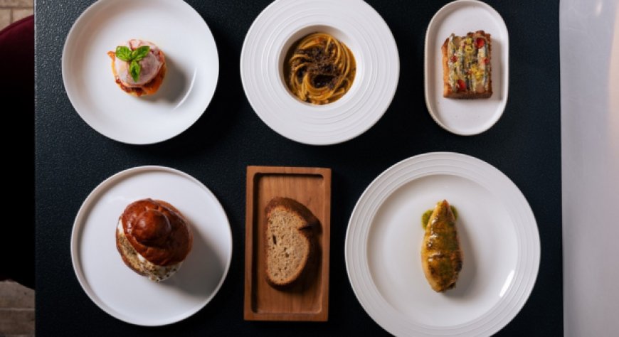 Nel ristorante di Vigna Clara il pane diventa protagonista di un percorso degustativo