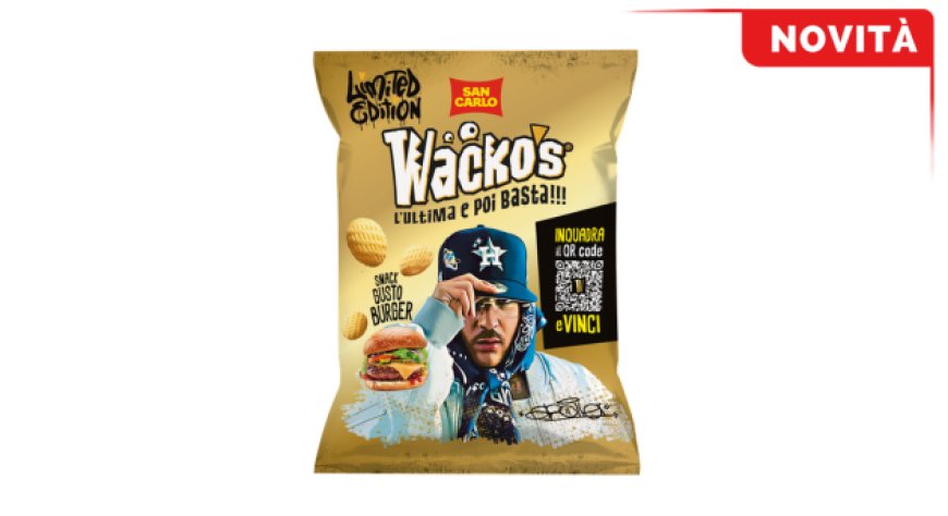 Geolier firma la nuova limited edition gusto burger di Wacko’s