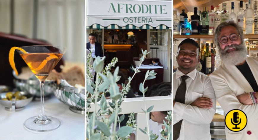 Afrodite Osteria, la nuova stagione parte dal dehors e da una nuova drink list
