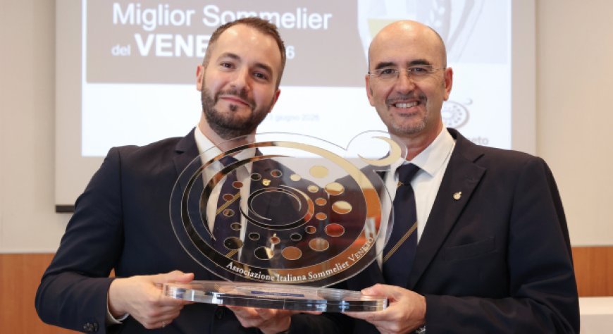 A Nicola Martin il titolo di Miglior Sommelier del Veneto 2026
