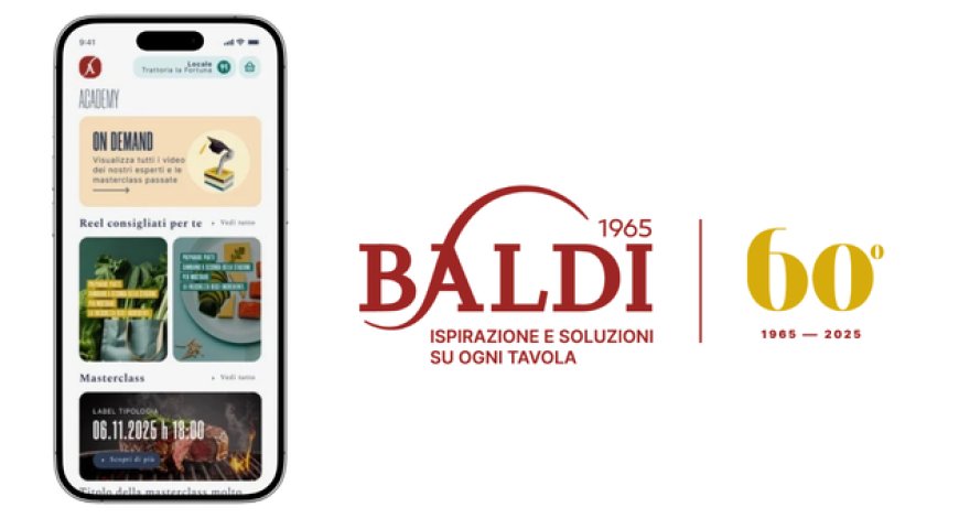 Baldi myAcademy, la nuova app per ristoratori che integra intelligenza artificiale e formazione