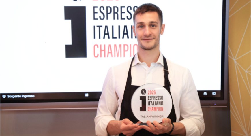 Il barista Matteo Colzani vince la finale italiana di Espresso Italiano Champion 2026