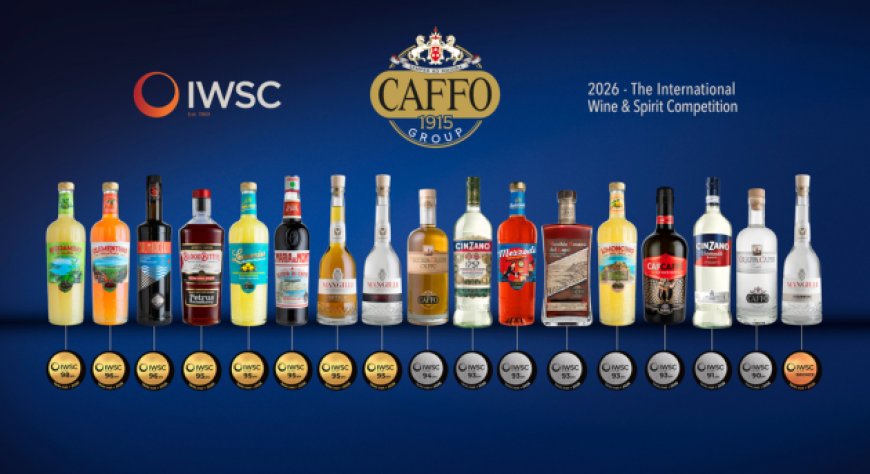IWSC 2026: Gruppo Caffo è l'azienda spirits italiana più premiata