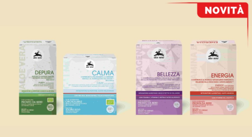 Alce Nero entra nel mondo degli integratori biologici con quattro referenze ready to drink