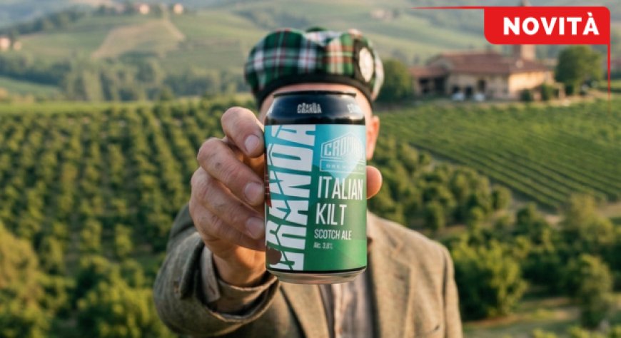 Granda e Cromarty Brewing Co. firmano Italian Kilt, una Scotch Ale con malto italiano