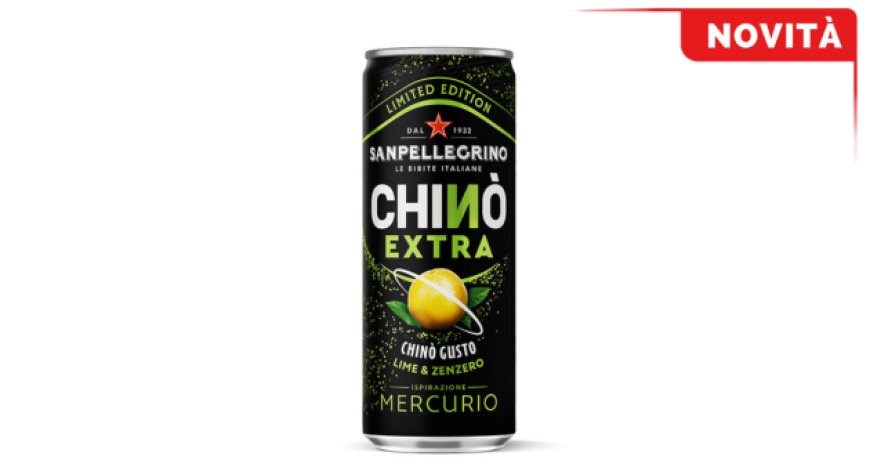 Chinò Sanpellegrino presenta la Limited Edition Mercurio al gusto lime e zenzero