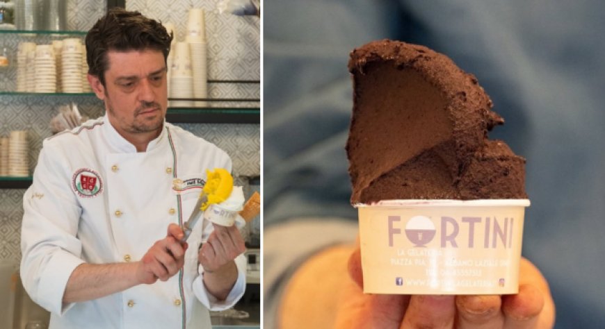 La gelateria Fortini di Matteo Grizi conquista i due Coni Gambero Rosso