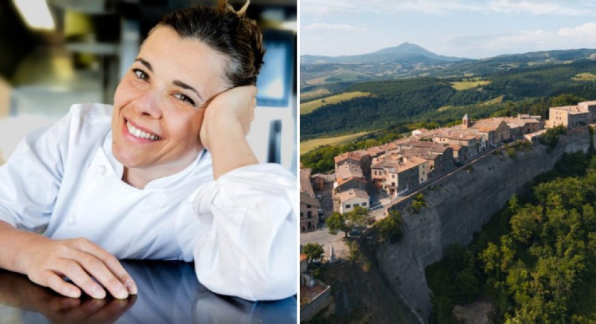 Iside De Cesare presenta a Trevinano la scuola internazionale di cucina ''Iside Formazione''