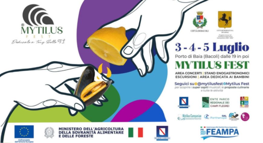 Bacoli, torna Mytilus Fest: tre giorni dedicati alle cozze dei Campi Flegrei