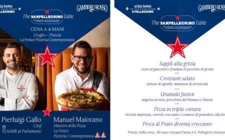 The Sanpellegrino Table fa tappa a Pistoia con Manuel Maiorano e Pierluigi Gallo