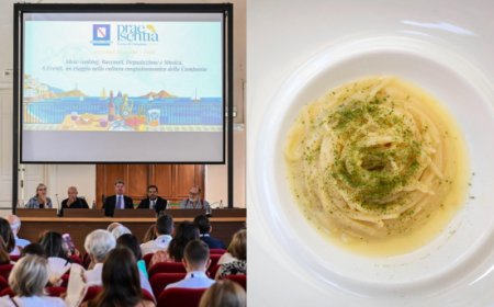 Praesentia a Castellammare di Stabia, la pasta al centro del racconto turistico della Campania