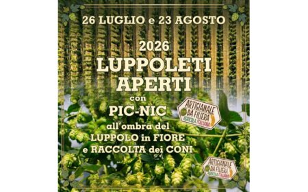 Birraturismo e consumi artigianali: arriva  LUPPOLETI APERTI
