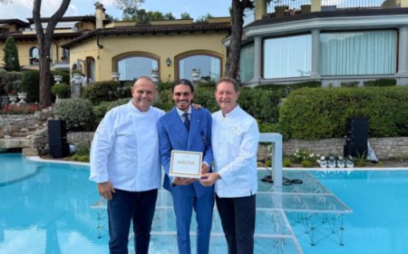 Giuseppe Scicchitano celebra i 60 anni di Da Vittorio con un piatto dedicato