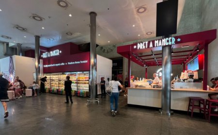 Pret A Manger apre un nuovo punto vendita nella stazione di Roma Termini