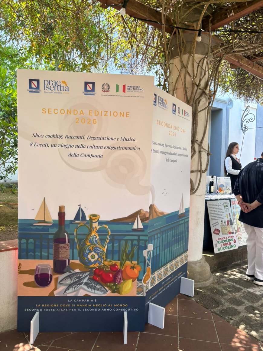 Praesentia parte da Ischia: cucina, vino e cultura per raccontare la Campania