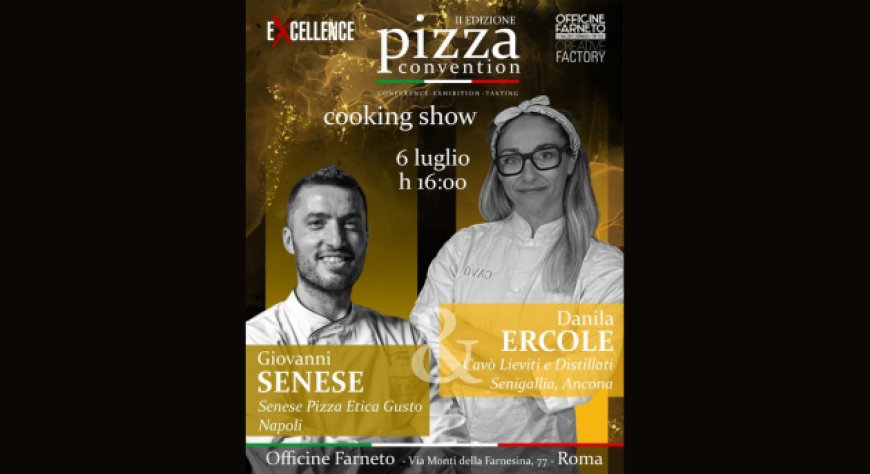 Giovanni Senese protagonista a Pizza Experience con Danila Ercole