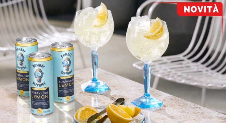 Bombay Sapphire amplia la gamma ready-to-drink con Sparkling Lemon