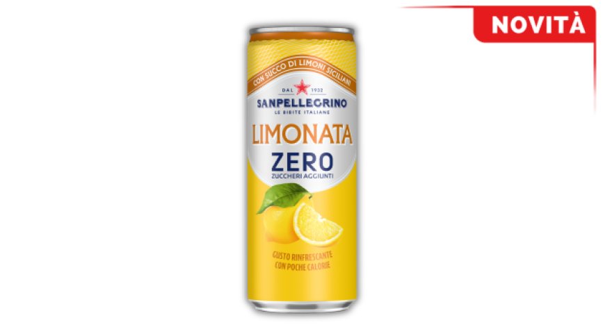 Limonata Zero Sanpellegrino, la novità con limoni siciliani senza zuccheri aggiunti