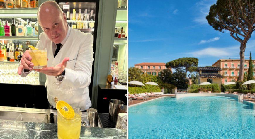Cocktail d’autore a Sorrento: Colin Peter Field torna all’Excelsior Vittoria