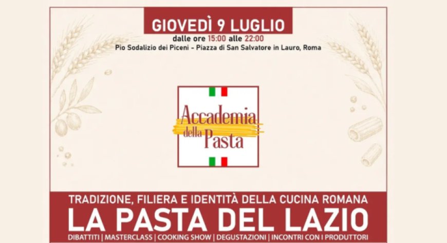 Successo a Roma per Pasta del Lazio: nasce l’Accademia con chef e ristoratori della Capitale