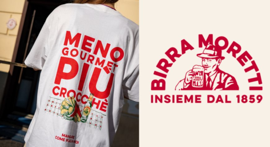 Birra Moretti, nuove t-shirt in edizione limitata nei locali di sei città