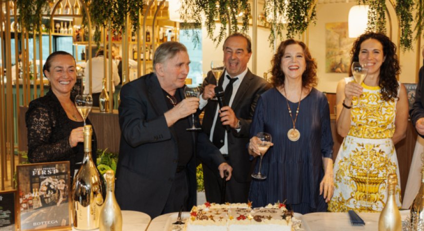 Fiumicino brinda agli 80 anni di Stefania Sandrelli con i gin Bottega