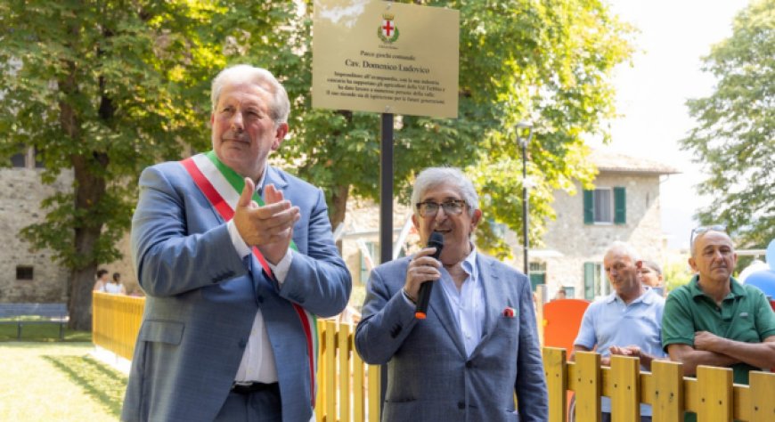 Bobbio intitola il Parco San Francesco all'imprenditore caseario Domenico Ludovico