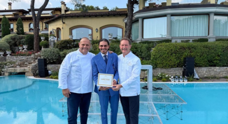 Giuseppe Scicchitano celebra i 60 anni di Da Vittorio con un piatto dedicato