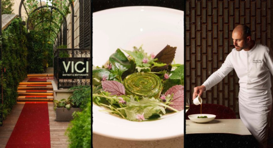 Estate a tavola: il menù leggero dello chef Ciccotelli al Vici Bistrot