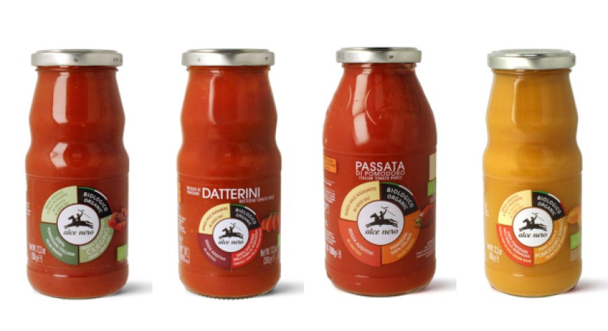 Alce Nero punta sulle passate biologiche da pomodori 100% italiani