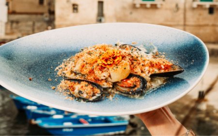 Riso, patate e cozze: la ricetta dello chef Marco Renna di Azur Monopoli