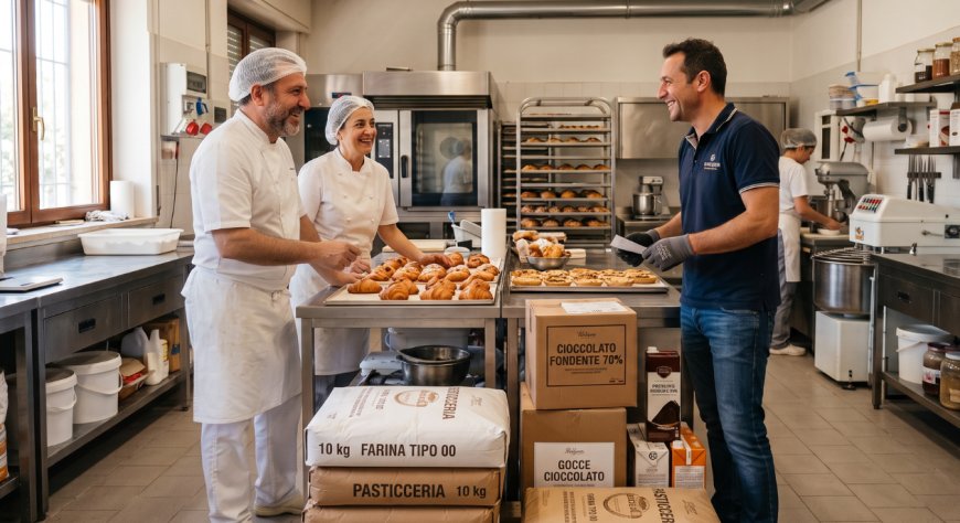 Pasticceria professionale: ingredienti e attrezzature di laboratorio in un unico canale di acquisto