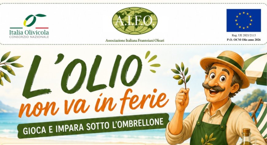 Cruciverba e quiz sull'olio? Si può giocare imparando sotto l'ombrellone