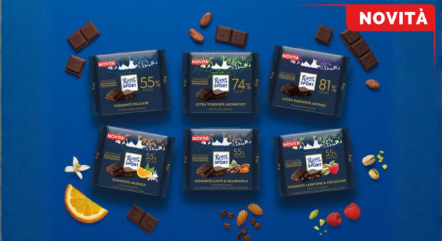 Ritter Sport amplia la gamma con sei nuove tavolette di cioccolato fondente
