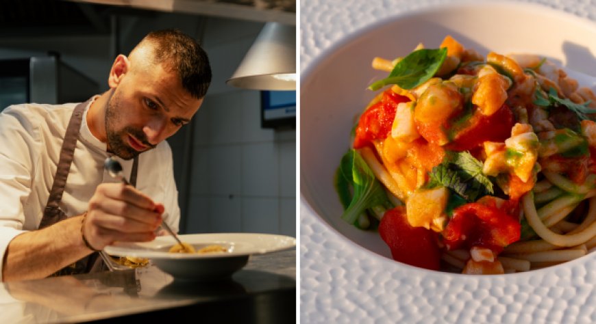 Spaghetti con spigola e lemongrass: la ricetta di Danilo Mancini