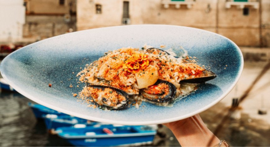 Riso, patate e cozze: la ricetta dello chef Marco Renna di Azur Monopoli