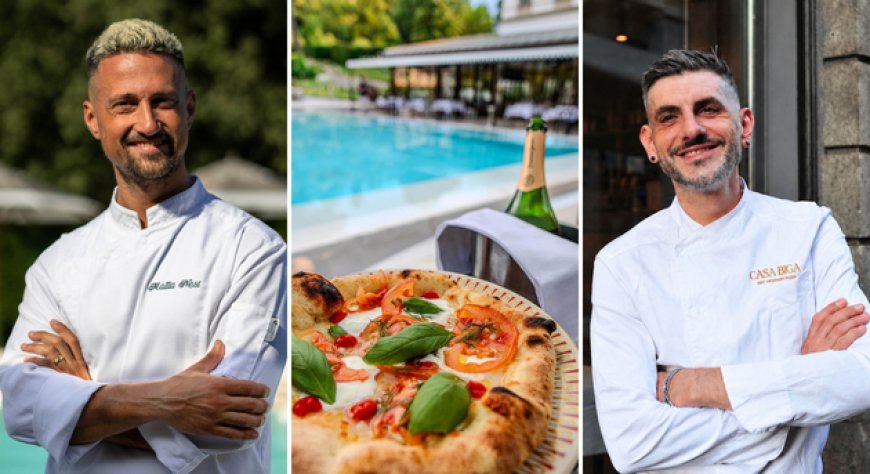 Pizza & Champagne porta a Villa Cora l’incontro tra Mattia Nesi e Simone Nicolosi