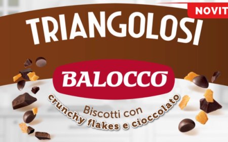 Balocco lancia Triangolosi, il nuovo frollino con crunchy flakes e cioccolato fondente