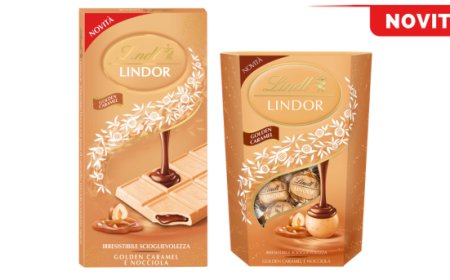 Lindt amplia la gamma LINDOR con Golden Caramel e Nocciola