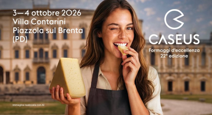 Caseus 2026, a Piazzola sul Brenta protagoniste le produzioni casearie