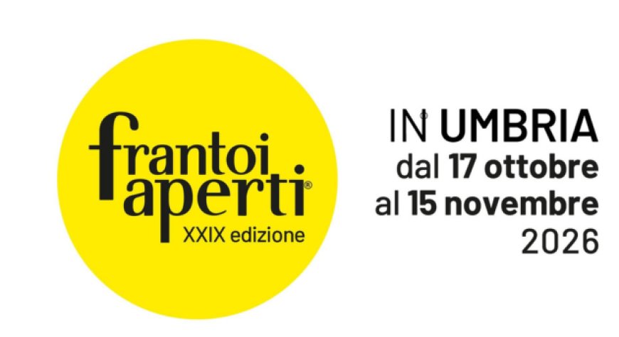 Frantoi Aperti in Umbria 2026: cinque weekend dedicati all’olio nuovo