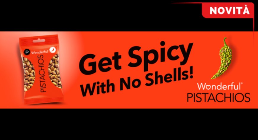 Wonderful Pistachios amplia la gamma travel retail in Europa con Chili Roasted